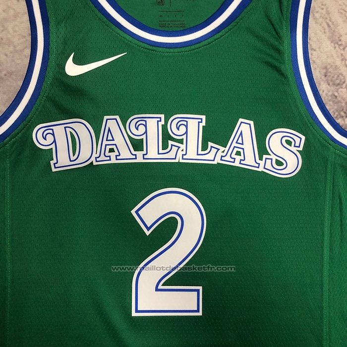 Maillot Dallas Mavericks Kyrie Irving #2 Hardwood Classics 2022-23 Vert